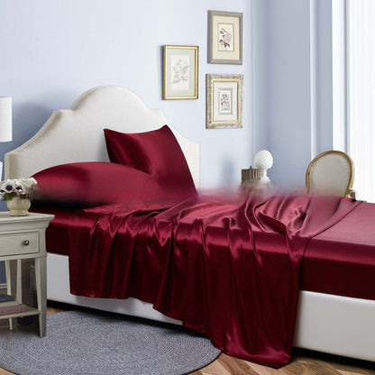 Luxury Satin Bedding Sheet Set