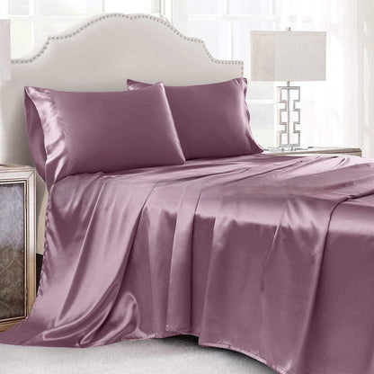 Luxury Satin Bedding Sheet Set
